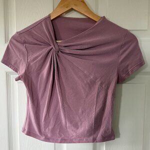 Lululemon XS crop twist top